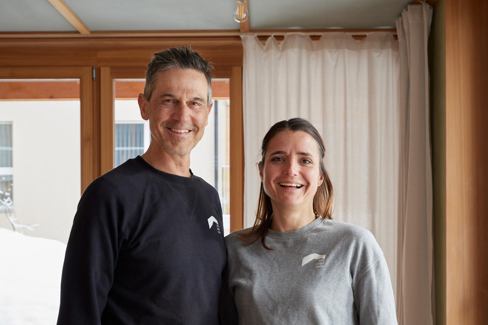 Michèle Zbinden und Patrik Birri, Gastgeber Berglodge Goms, Münster, Wallis